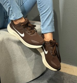 Tênis Esportivo Fit Marrom Unissex – Conforto e Estilo para o Dia a Dia
