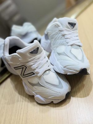 Tênis NB 9060 Branco com Cinza Feminino – Casual Premium