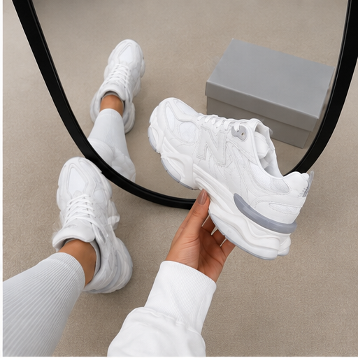 Tênis NB 9060 Feminino Branco - Imagem 3